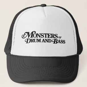 Monster der Trommel und des Bass-Hutes Truckerkappe