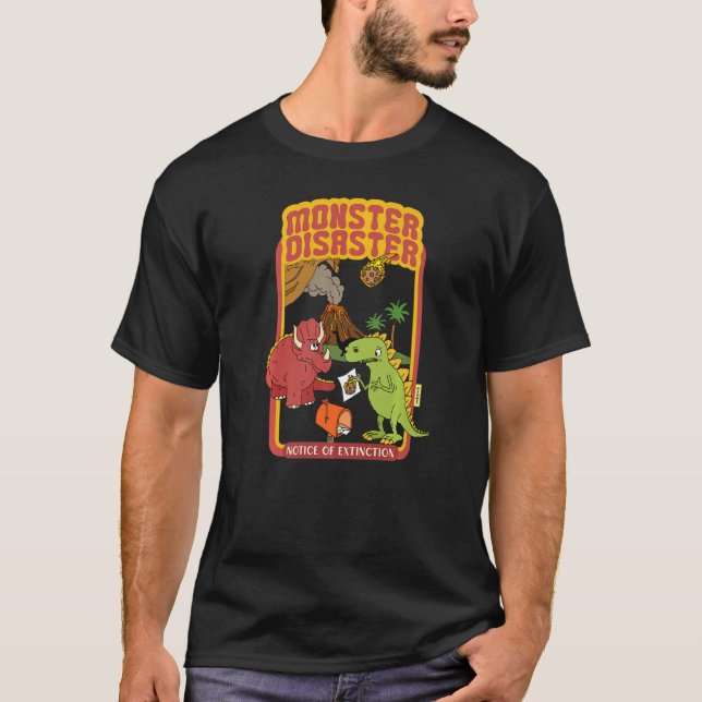Monster-Desaster-Hinweis auf das Aussterben von Di T-Shirt (Vorderseite)
