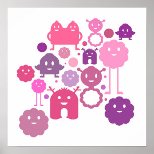 Monster drucken! poster