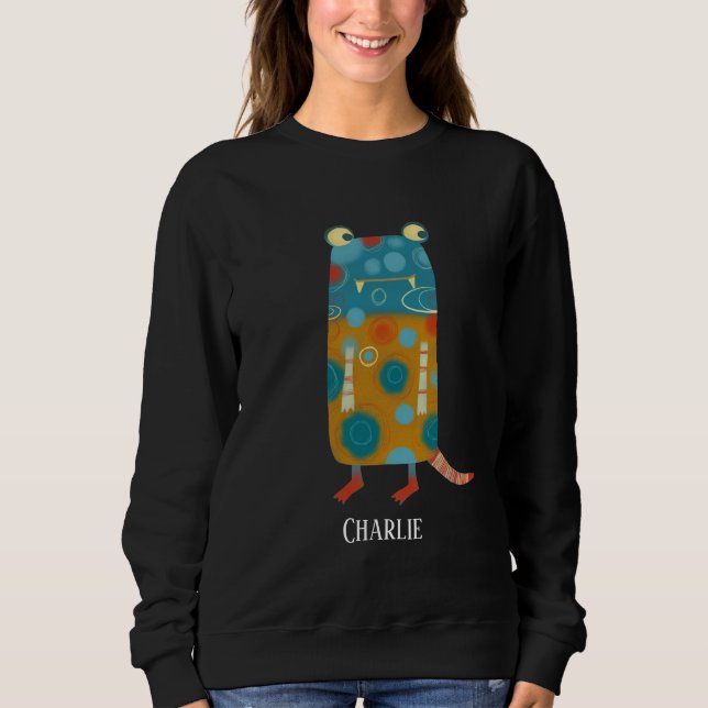 Monster Esme Individuelle Name Sweatshirt (Vorderseite)