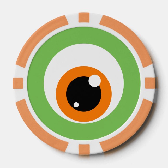 Monster Eye Poker Chips (Vorderseite)