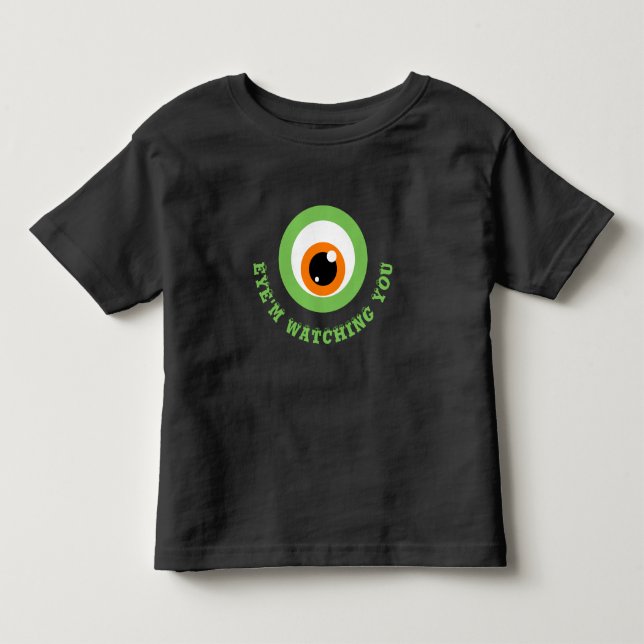 Monster Eye Puder Kleinkind T - Shirt (Vorderseite)