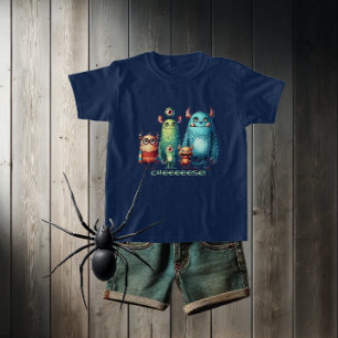 Monster Familie - Glückliches Halloween! T-Shirt