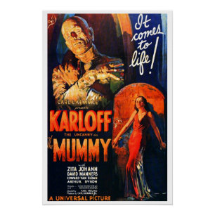 Monster-Filmplakat Die Mumie Poster