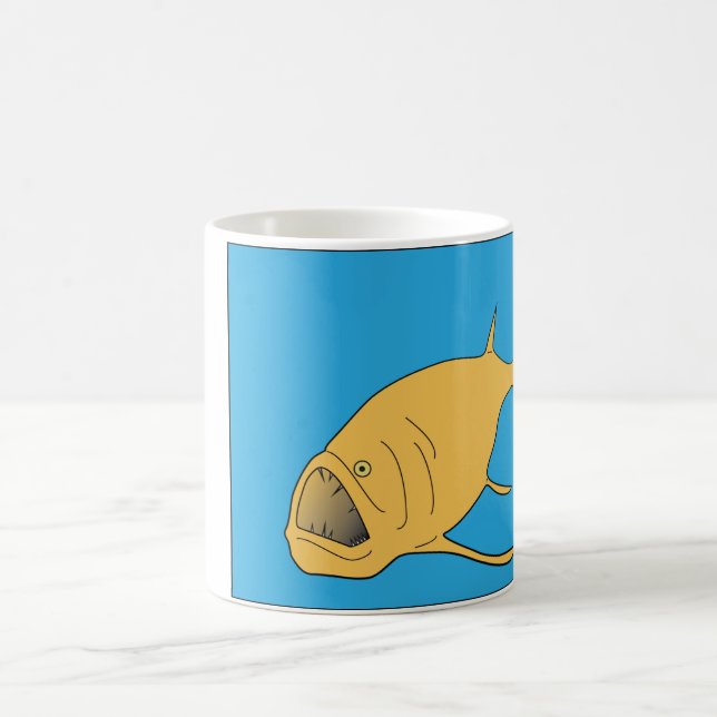 Monster Fish Coffee Tasse (Mittel)