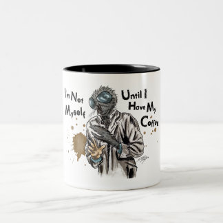 Monster-Fliege bin ich nicht selbst Zweifarbige Tasse