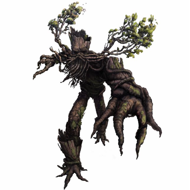 Monster-Foto-Skulptur - Treant Freistehende Fotoskulptur (Vorne)