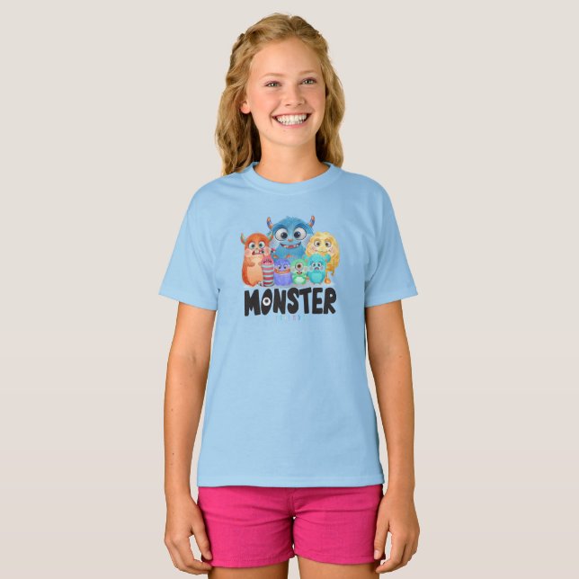 Monster Friends | Kinder T - Shirt (Vorne ganz)