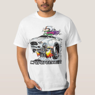 Monster-Frisierte Auto (WEISS) T-Shirt
