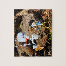 Monster Fubby op schommel.