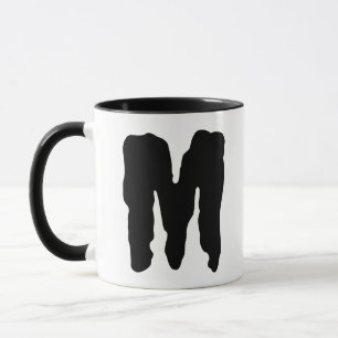 Monster für seine Tasse Anfangsbuchstaben