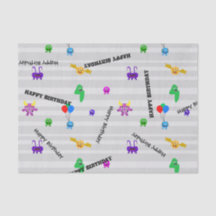 Monster-Geburtstags-Seidenpapier