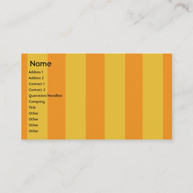 Monster - Geschäft Visitenkarte (Vorderseite)