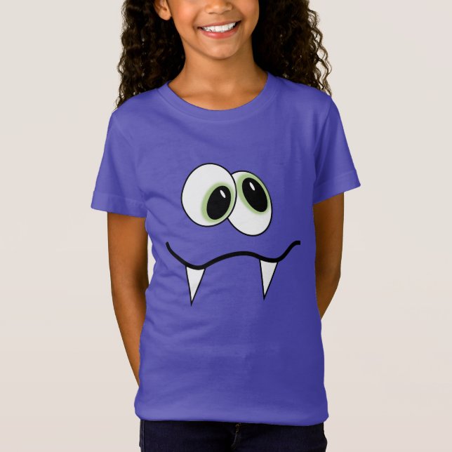 Monster-Gesicht T-Shirt (Vorderseite)