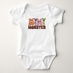 Monster Halloween Baby Strampler