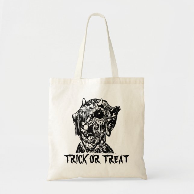 Monster Halloween-Bag für Trick-oder-Leckerei Tragetasche (Vorne)