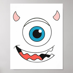 Monster Halloween Costume Monsters Universität Fam Poster