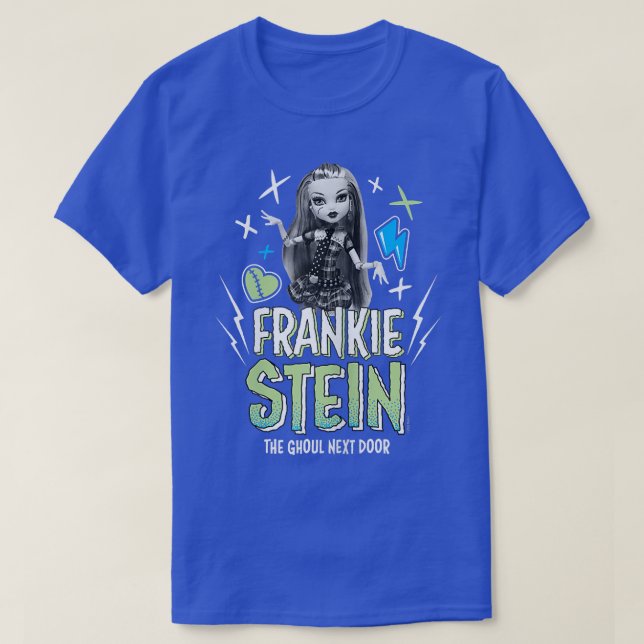 Monster High Frankie Stein Die Ghoul Net Door T-Shirt (Design vorne)