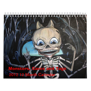 Monster, Höhlen und Umbauten 2012 12-monatiger Kalender