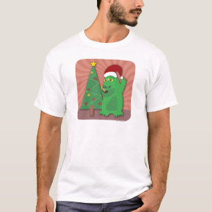 Monster Holiday Funny Crews Weihnachtsmotto T-Shirt