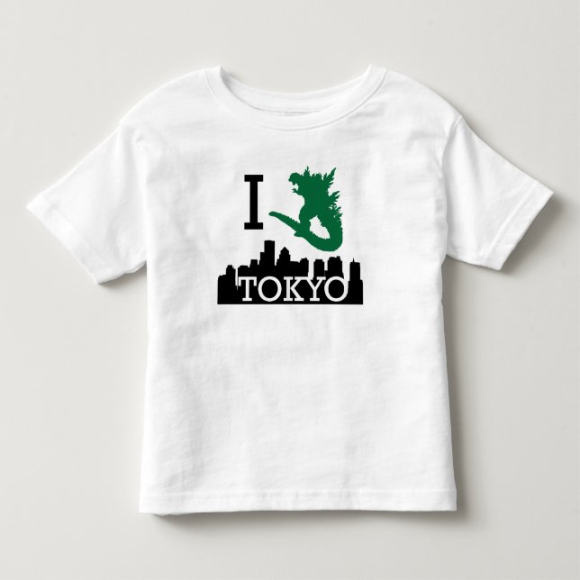 Monster im Tokyo-Kleinkind-Shirt Kleinkind T-shirt (Vorderseite)