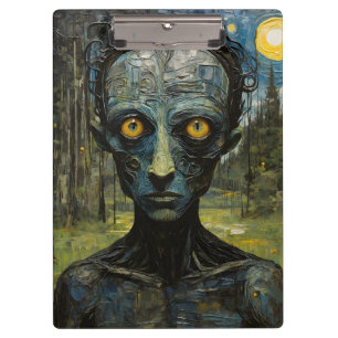 Monster im Wald Klemmbrett