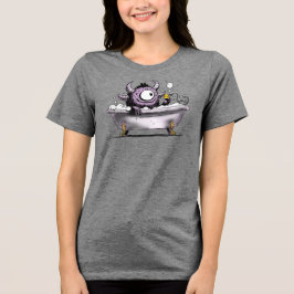 Monster in der Blase Bath Tri-Blend Shirt