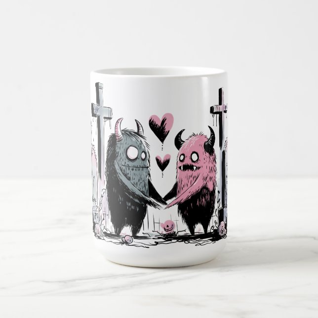 Monster in der Liebe Kaffeetasse (Mittel)