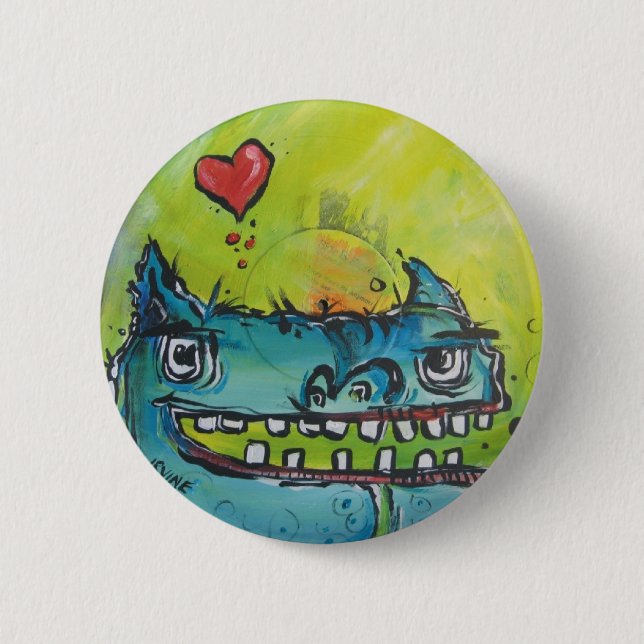Monster in Liebe 2 Button (Vorderseite)