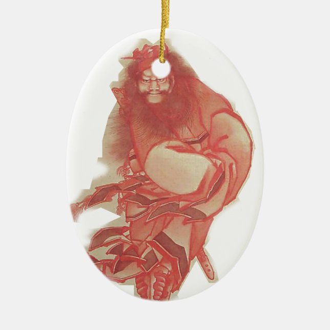 Monster-Jäger Keramikornament (Vorne)