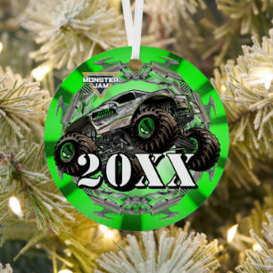 Monster Jam Alien Invasion Ornament Aus Metall