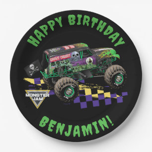 Monster Jam Grave Digger Geburtstag Pappteller