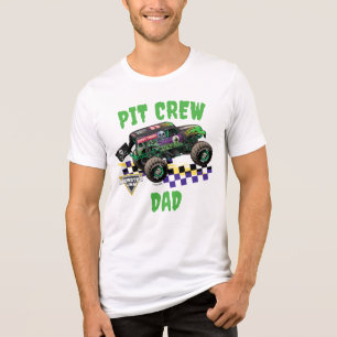 Monster Jam Grave Digger Pit-Crew-Vater Tri-Blend Shirt