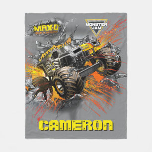 Monster Jam Max-D - Personalisiert Fleecedecke
