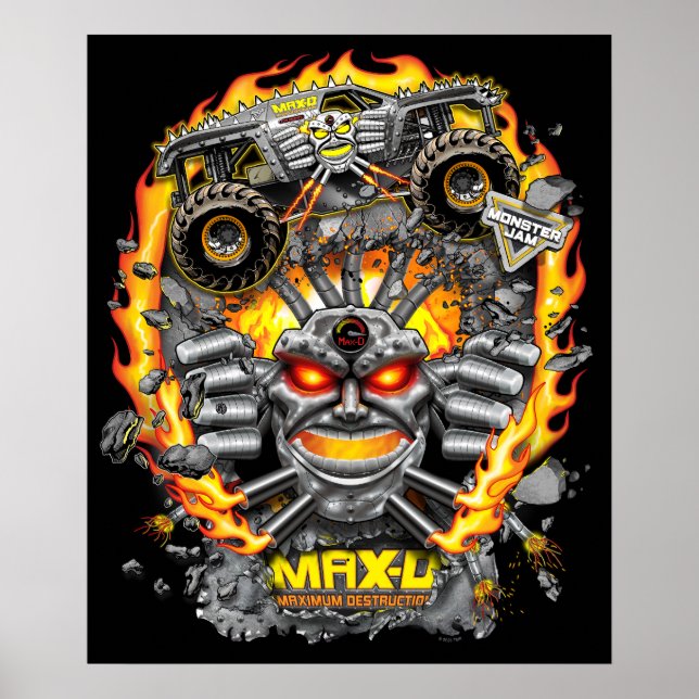 Monster Jam Max-D Poster (Vorne)