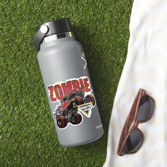 Monster Jam Zombie Full Throttle Aufkleber (HydroFlask Insitu)