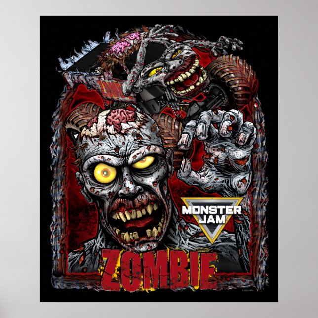Monster Jam Zombie Poster (Vorne)