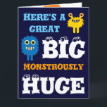 Monster Karte alles- Gute zum Geburtstaggroße<br><div class="desc">Here eine große GROSSE ungeheuer ENORME glückliche glückliche glückliche glückliche alles- Gute zum Geburtstagkarte mit bunten niedlichen lächelnden Monstern.  Diese Karte ist eine 8, 5 x 11-Zoll-GROSSE Geburtstagskarte.  Groß für Kinder! 


 große Geburtstagskarten,  riesige Geburtstagskarten,  enorme Geburtstagskarten,  riesige Grußkarten,  große Geburtstagskarten,  übergroße Geburtstagskarten,  Kindergeburtstagkarten,  einzigartige Geburtstagskarten,  Monsterkarten</div>