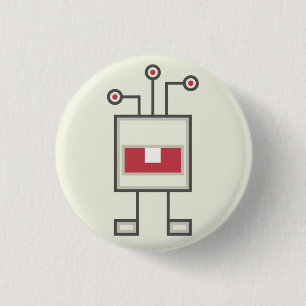 Monster-Knopf: Roboter Button