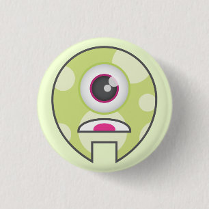 Monster-Knopf: Zyklope Button