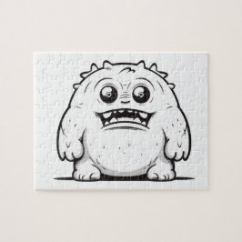 Monster Kontur Sketch Klein