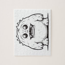 Monster Kontur Sketch Klein