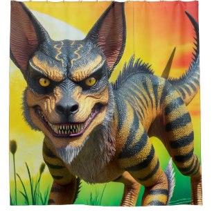 Monster-Kreatur Duschvorhang