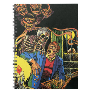 Monster Kreaturen Ghouls Horror Comicen Kunst Notizblock