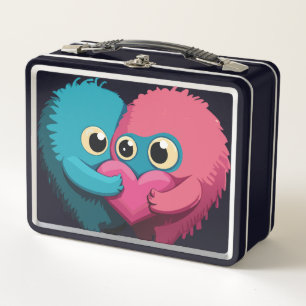 Monster-Liebe Metall Brotdose