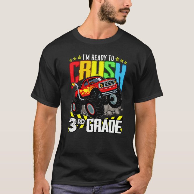 Monster-LKW bereit, die dritte Stufe wieder auf S  T-Shirt (Vorderseite)