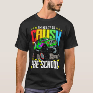 Monster-LKW bereit, die Vorschulzeit wieder zu ver T-Shirt