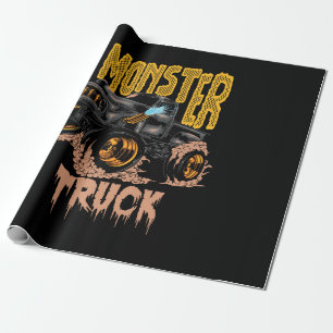 Monster LKW-Design Geschenkpapier