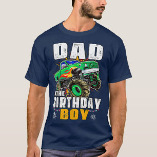 Monster-LKW-Familie passend Party Papa der Bir T-Shirt