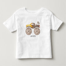 Monster LKW Kleinkind T - Shirt